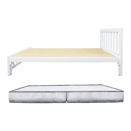 เตียงเหล็ก 3.5 ฟุต THAIBULL SSTSF242-105W สีขาว_3