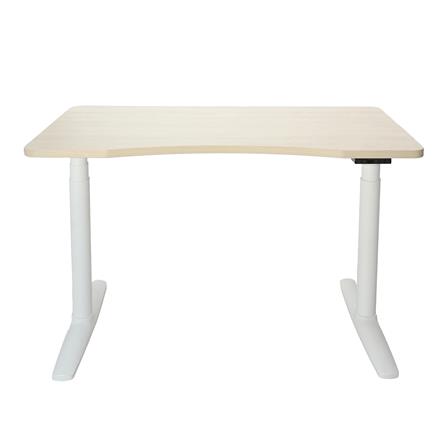 โต๊ะปรับระดับไฟฟ้า ERGOTREND ELEVIO 120 ซม. สีไวท์วอลนัท/ขาว_1