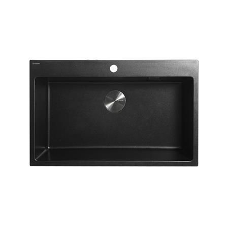 ซิงค์ฝัง 1 หลุม DYNA HOME DH-8050-GNBK1B สีดำ_0