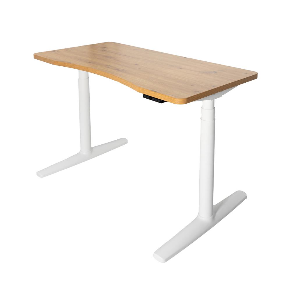โต๊ะปรับระดับไฟฟ้า ERGOTREND ELEVIO 120 ซม. สีขาว/น้ำตาล