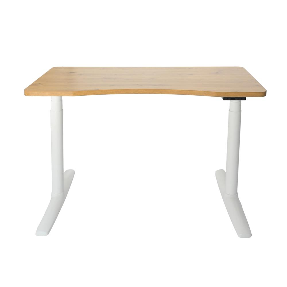 โต๊ะปรับระดับไฟฟ้า ERGOTREND ELEVIO 120 ซม. สีขาว/น้ำตาล