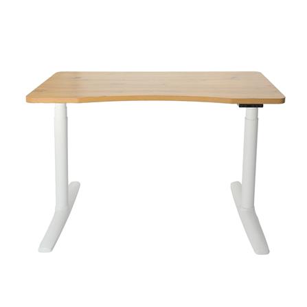 โต๊ะปรับระดับไฟฟ้า ERGOTREND ELEVIO 120 ซม. สีขาว/น้ำตาล_1