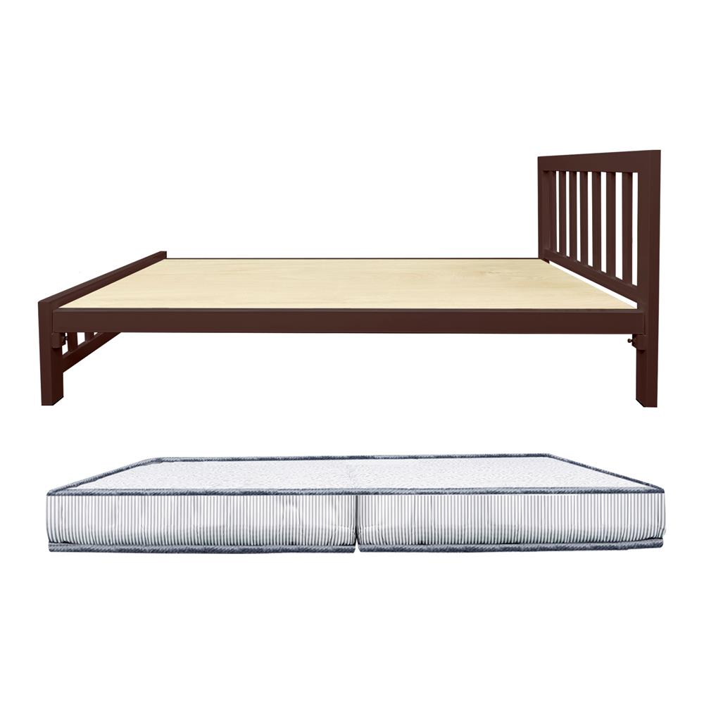 เตียงเหล็ก 3.5 ฟุต THAIBULL SSTSF242-105 สีน้ำตาล