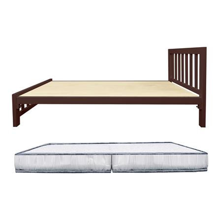 เตียงเหล็ก 3.5 ฟุต THAIBULL SSTSF242-105 สีน้ำตาล_3