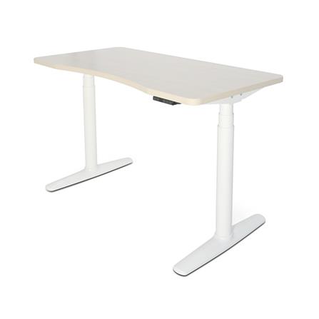 โต๊ะปรับระดับไฟฟ้า ERGOTREND ELEVIO 140 ซม. สีไวท์วอลนัท/ขาว_0