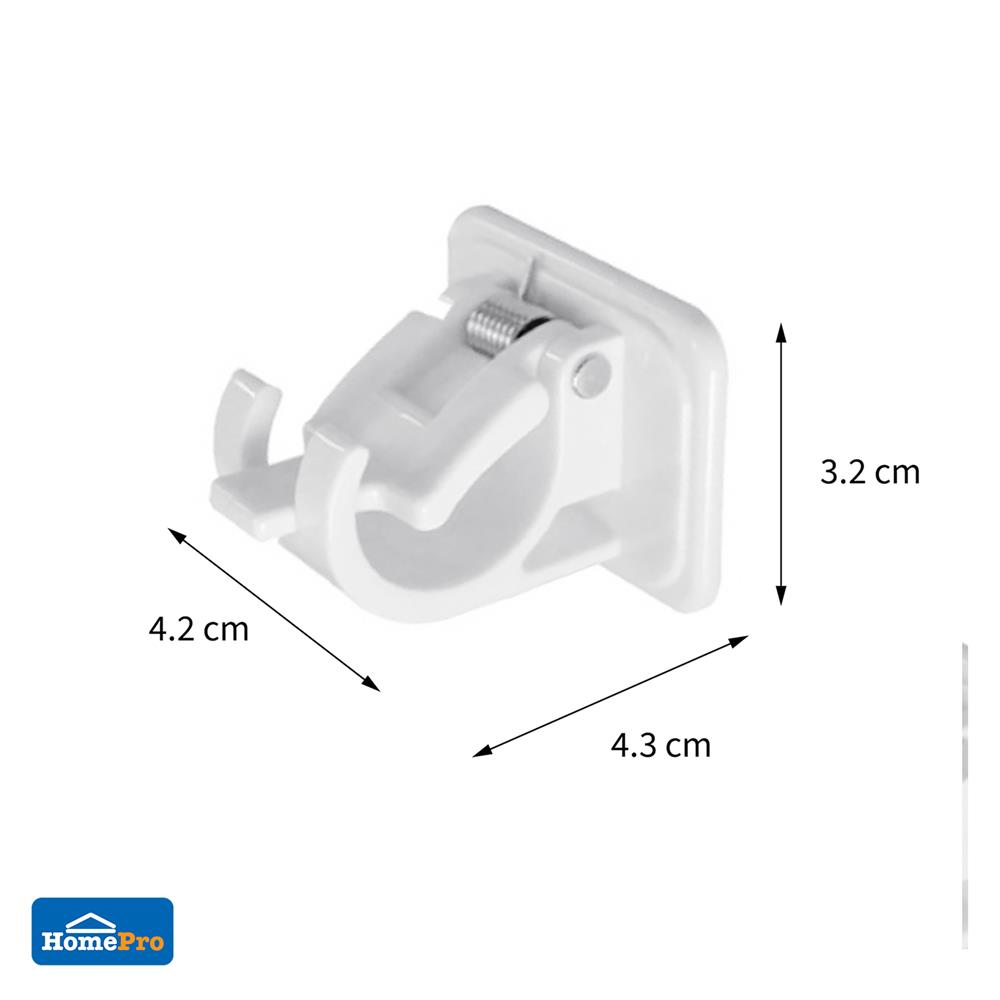 ขารับราง 1 ชั้น HOME LIVING STYLE RD 19 มม. สีขาว
