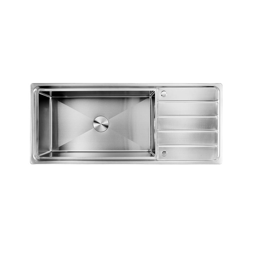 ซิงค์ฝัง 1 หลุม 1 ที่พัก DYNA HOME DH-12050-CR1B สีเงิน