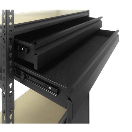 ชั้นวางของผสม 3 ชั้น FURDINI BAY 91 ซม. สีดำ_4