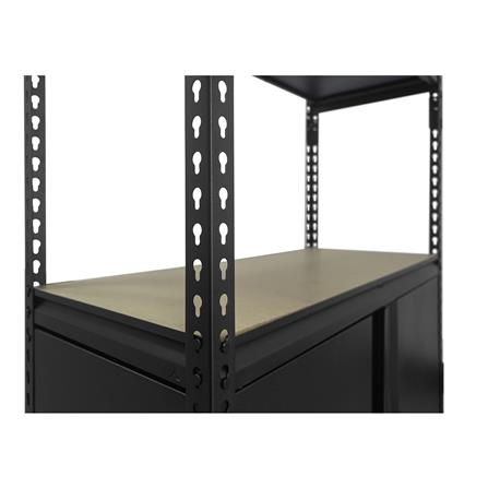 ชั้นวางของผสม 3 ชั้น FURDINI BAY 91 ซม. สีดำ_6