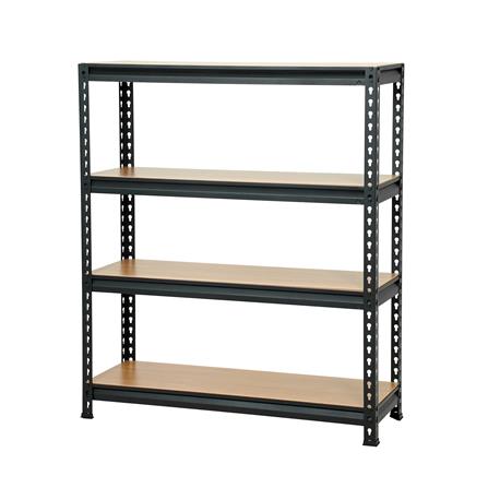 ชั้นวางของโล่ง 4 ชั้น FURDINI BROOKLYN 90 ซม. สีดำ_0