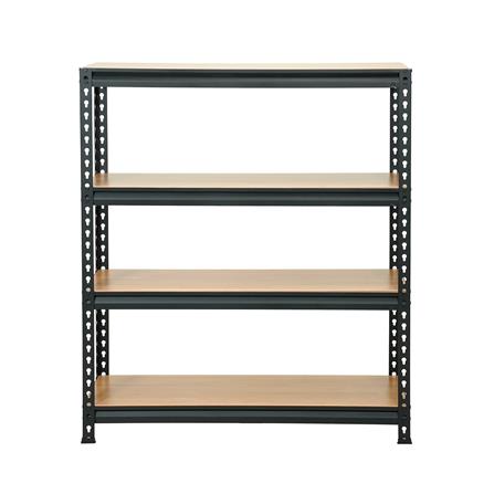 ชั้นวางของโล่ง 4 ชั้น FURDINI BROOKLYN 90 ซม. สีดำ_1