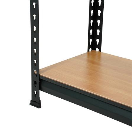 ชั้นวางของโล่ง 4 ชั้น FURDINI BROOKLYN 90 ซม. สีดำ_3