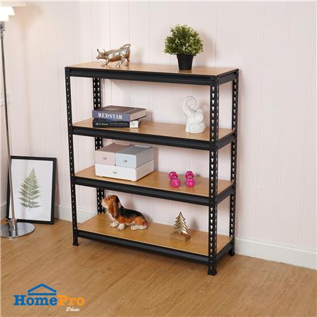 ชั้นวางของโล่ง 4 ชั้น FURDINI BROOKLYN 90 ซม. สีดำ_5