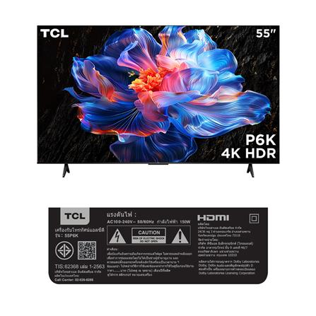 ทีวีแอลอีดี 55 นิ้ว TCL (4K, LED, GOOGLE TV) 55P6K_15