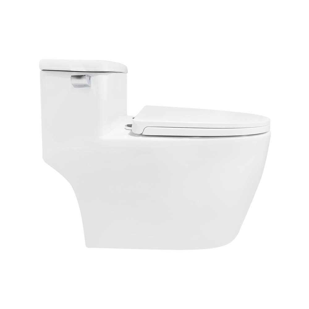 สุขภัณฑ์ 1 ชิ้่น MOYA PLUS 2158 6 ลิตร สีขาว