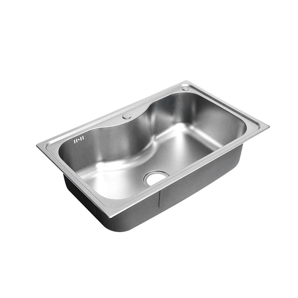 ซิงค์ฝัง 1 หลุม DYNA HOME DH-8050-STMS1B สเตนเลส