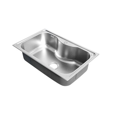 ซิงค์ฝัง 1 หลุม DYNA HOME DH-8050-STMS1B สเตนเลส_2