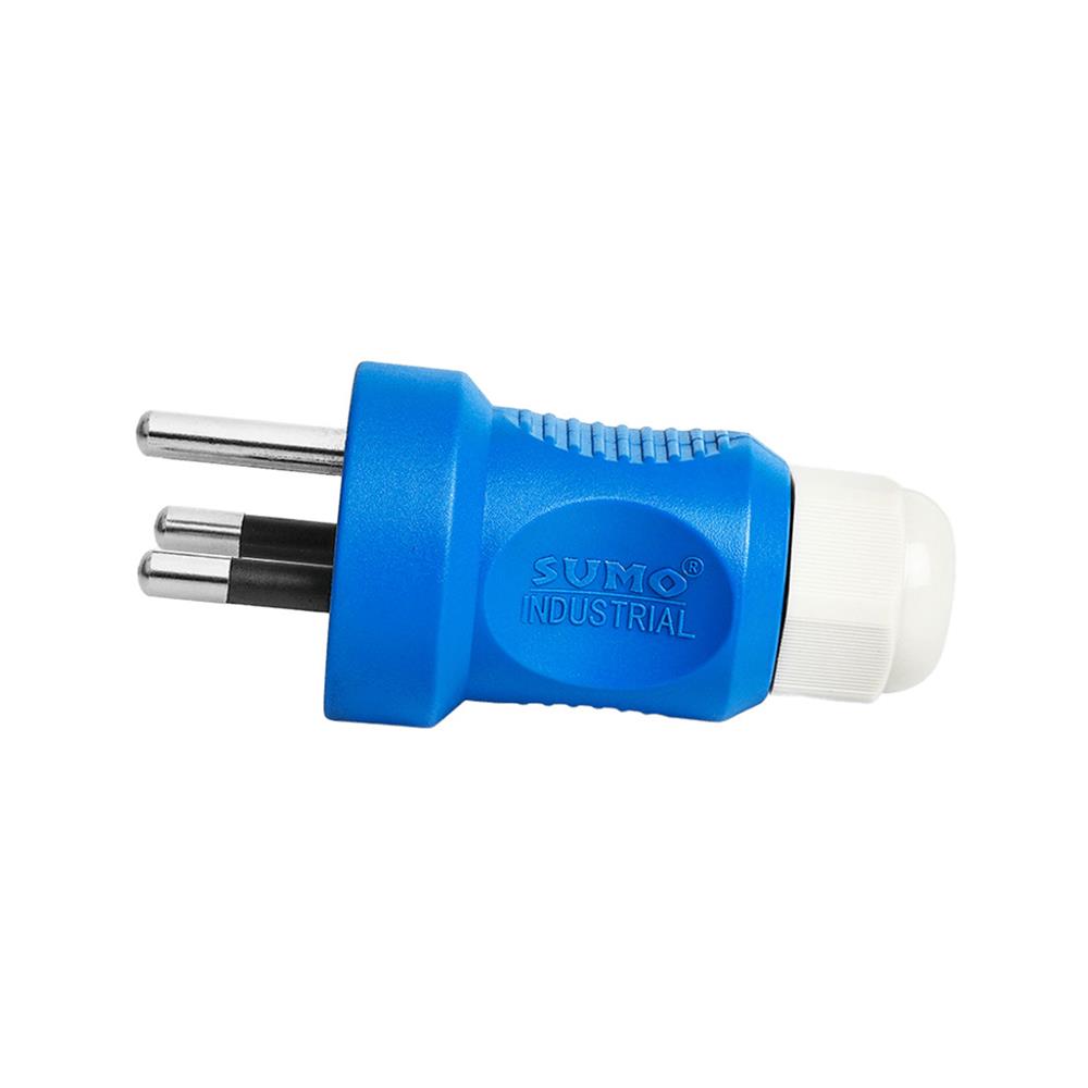 ปลั๊กตัวผู้ 3 ขา SUMO PT-0123TH สีน้ำเงิน