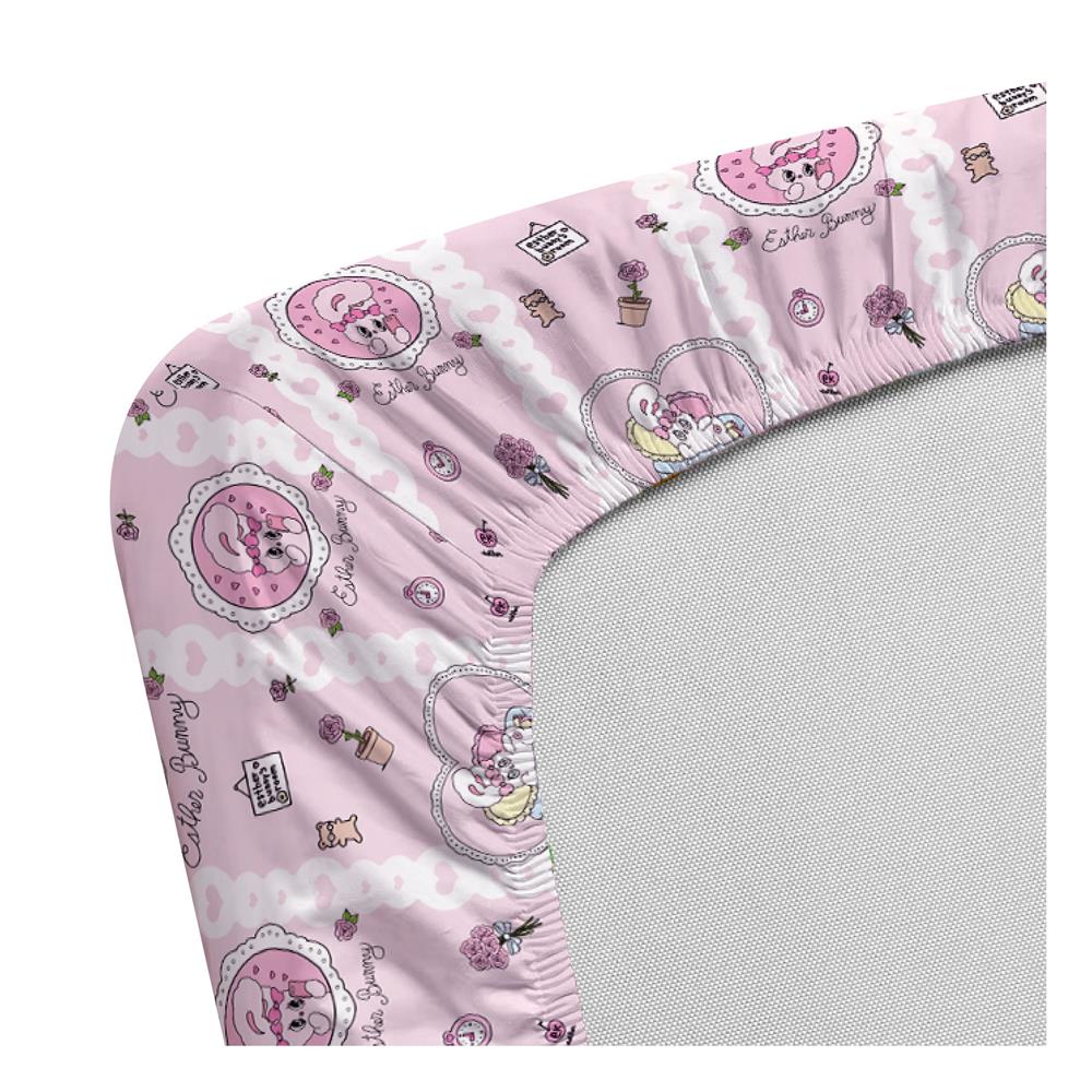 ชุดผ้าปูที่นอน 3.5 ฟุต (ชุด 6 ชิ้น) LEILALYNN ESTHER BUNNY สี PINK