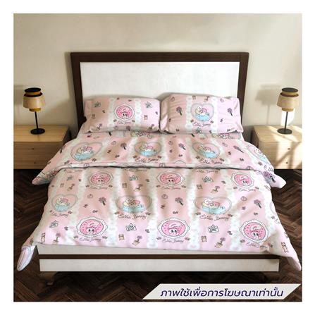 ชุดผ้าปูที่นอน 3.5 ฟุต (ชุด 6 ชิ้น) LEILALYNN ESTHER BUNNY สี PINK_0