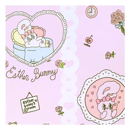 ชุดผ้าปูที่นอน 6 ฟุต (ชุด 6 ชิ้น) LEILALYNN ESTHER BUNNY สี PINK_4