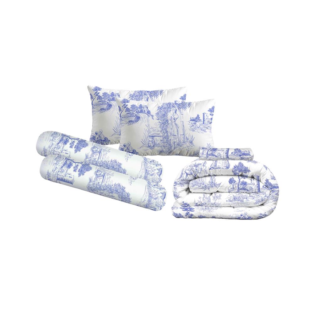 ชุดผ้าปูที่นอน 3.5 ฟุต (ชุด 6 ชิ้น) LEILALYNN PRINCESS GARDEN สี WHITE