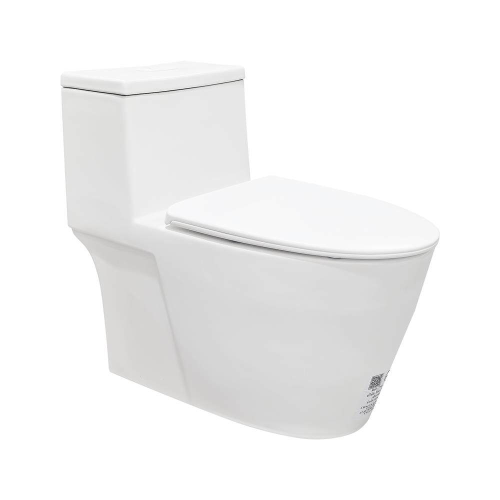 สุขภัณฑ์ 1 ชิ้น MOYA 348W MATT 3/4.5 ลิตร สีขาว