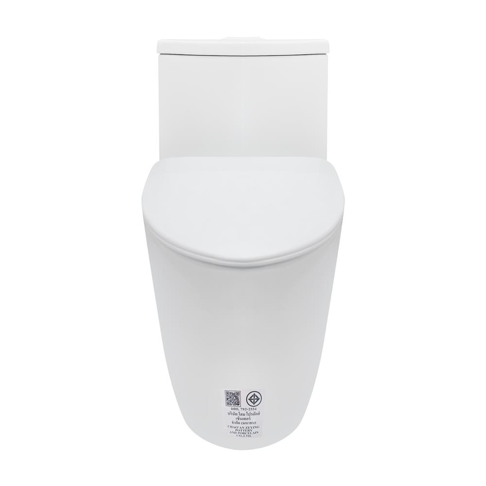 สุขภัณฑ์ 1 ชิ้น MOYA 348W MATT 3/4.5 ลิตร สีขาว