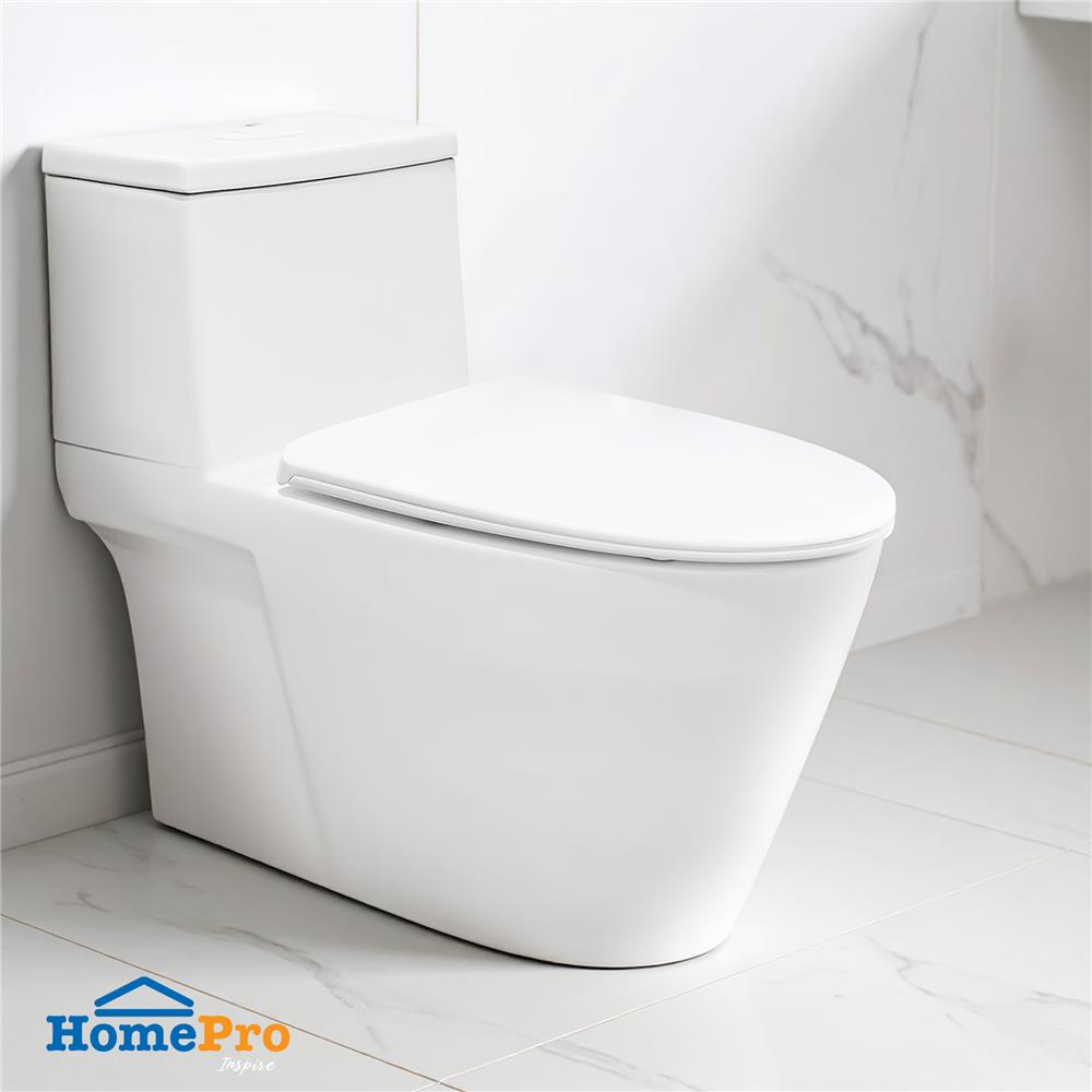 สุขภัณฑ์ 1 ชิ้น MOYA 348W MATT 3/4.5 ลิตร สีขาว