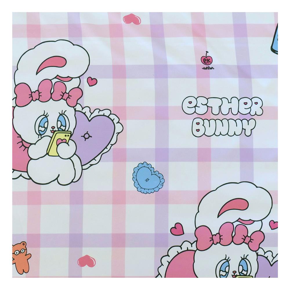 ชุดผ้าปูที่นอน 5 ฟุต (ชุด 6 ชิ้น) LEILALYNN ESTHER BUNNY สี PINK