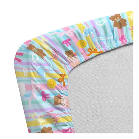 ชุดผ้าปูที่นอน 5 ฟุต (ชุด 6 ชิ้น) LEILALYNN FLUFFY BEARY สี BLUE_2