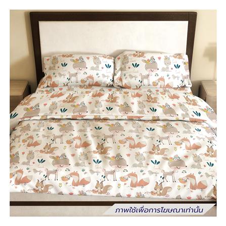 ชุดผ้าปูที่นอน 5 ฟุต (ชุด 6 ชิ้น) LEILALYNN DEER LOVE WHITE_0