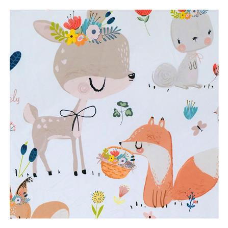 ชุดผ้าปูที่นอน 5 ฟุต (ชุด 6 ชิ้น) LEILALYNN DEER LOVE WHITE_3