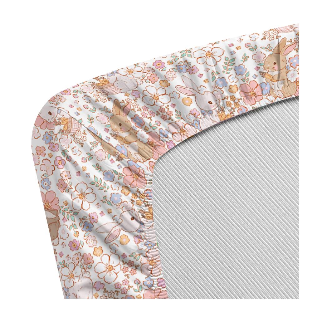 ชุดผ้าปูที่นอน 3.5 ฟุต (ชุด 6 ชิ้น) LEILALYNN RABBITS GARDEN สี PINK