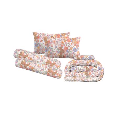 ชุดผ้าปูที่นอน 3.5 ฟุต (ชุด 6 ชิ้น) LEILALYNN RABBITS GARDEN สี PINK_1