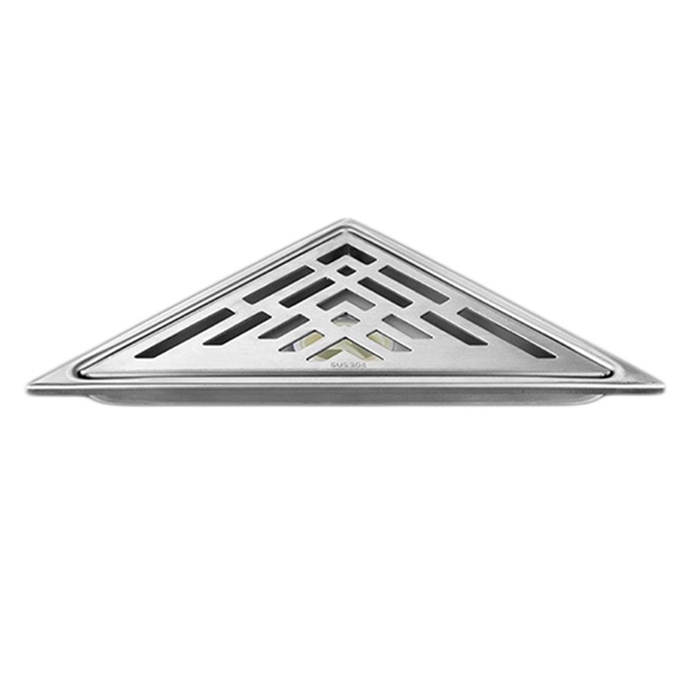ตะแกรงกันกลิ่นสามเหลี่ยม CASSA CM0031 28 ซม. สีเงิน