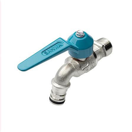 ก๊อกสนามแฟนซี SANWA 1/2 นิ้ว สีเขียว_0