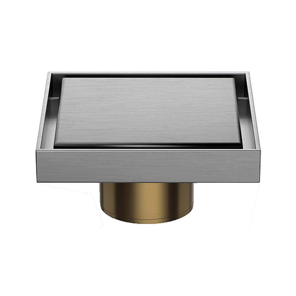 ตะแกรงกันกลิ่นเหลี่ยม CASSA CM0044 10 ซม. สีเงินด้าน