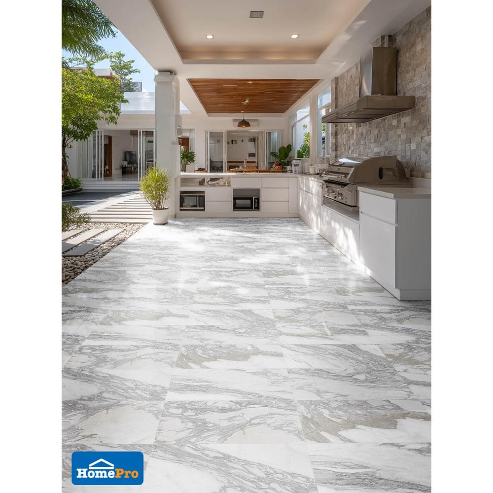 กระเบื้องพื้นพอร์ซเลน 30x60 ซม. COTTO คาลาคัตตา เทา PM 1.44 ตร.ม.