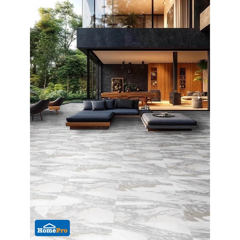 กระเบื้องพื้นพอร์ซเลน 30x60 ซม. COTTO คาลาคัตตา เทา PM 1.44 ตร.ม.