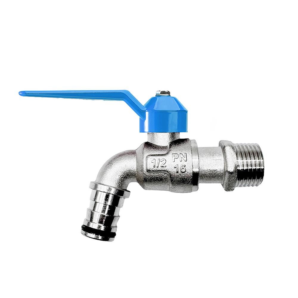 ก๊อกสนามแฟนซี SANWA 1/2 นิ้ว สีฟ้า