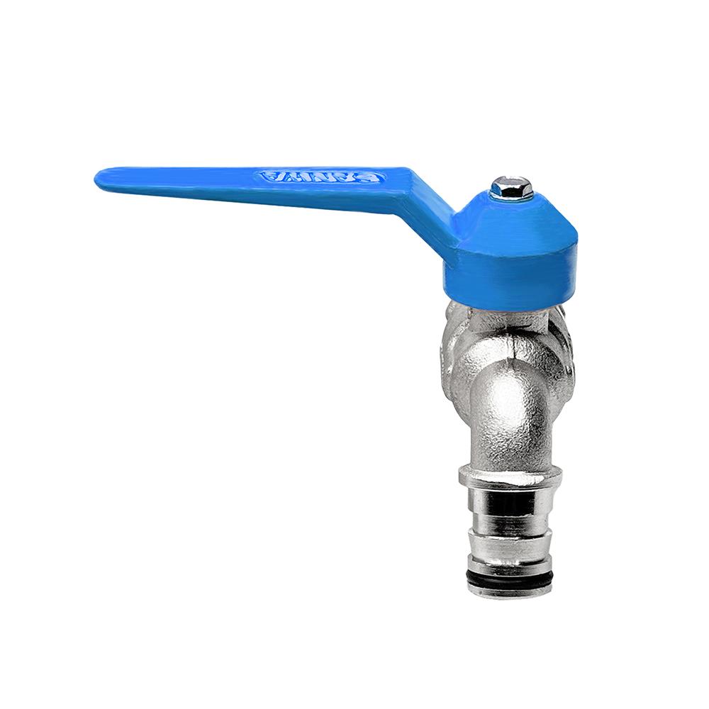 ก๊อกสนามแฟนซี SANWA 1/2 นิ้ว สีฟ้า