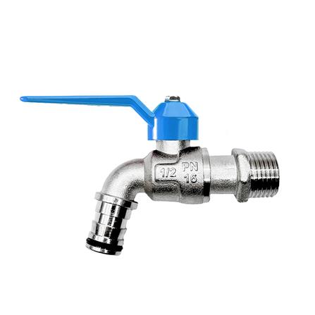 ก๊อกสนามแฟนซี SANWA 1/2 นิ้ว สีฟ้า_1