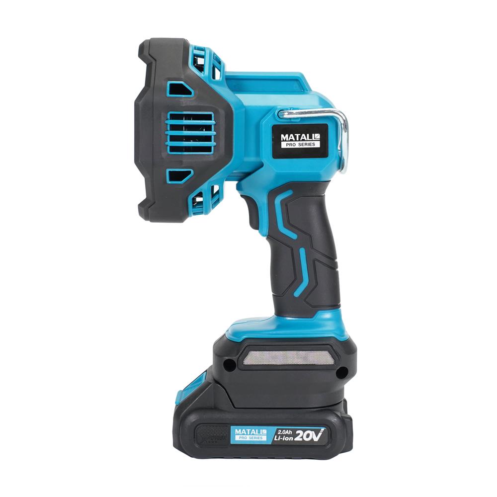 ไฟฉายสปอร์ตไลท์ (พร้อมแบตเตอรี่) MATALL PRO 20 โวลต์