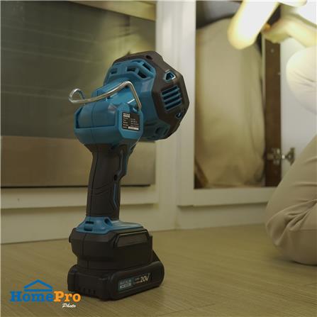 ไฟฉายสปอร์ตไลท์ (พร้อมแบตเตอรี่) MATALL PRO 20 โวลต์_7