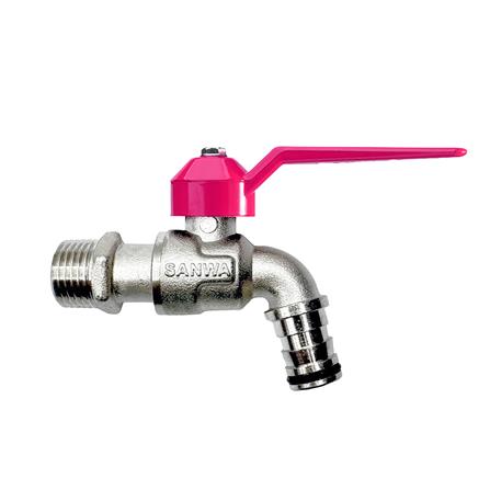 ก๊อกสนามแฟนซี SANWA 1/2 นิ้ว สีชมพู_3