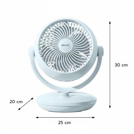 พัดลมพกพา 8 นิ้ว EKONO TT-TS16 สีฟ้า_7