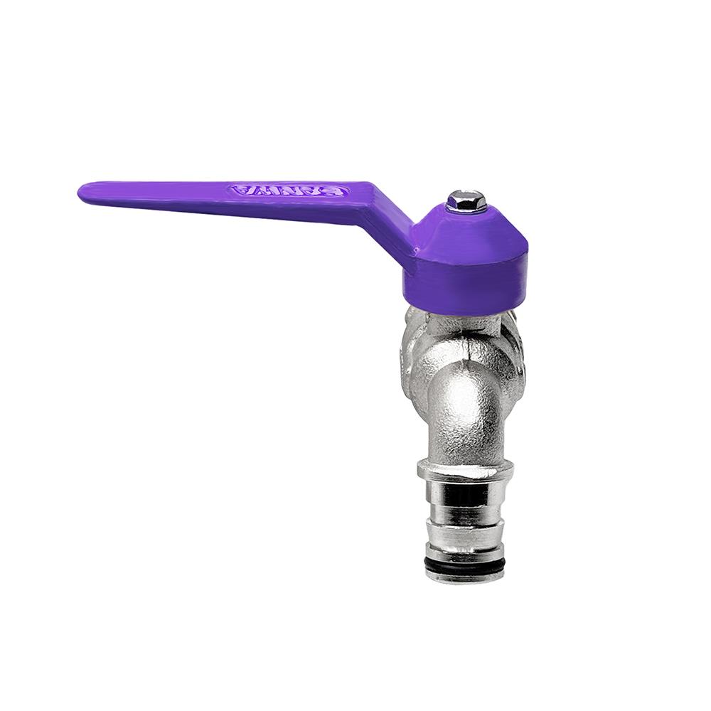 ก๊อกสนามแฟนซี SANWA 1/2 นิ้ว สีม่วง