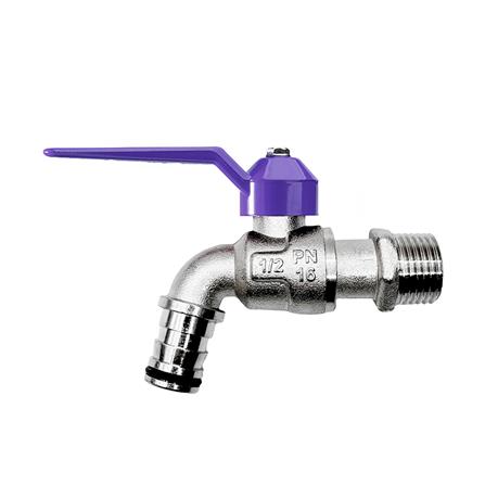 ก๊อกสนามแฟนซี SANWA 1/2 นิ้ว สีม่วง_1