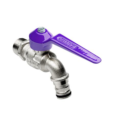 ก๊อกสนามแฟนซี SANWA 1/2 นิ้ว สีม่วง_4